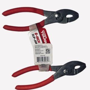 2 Hyper Tough 6-inch Slip-Joint Pliers